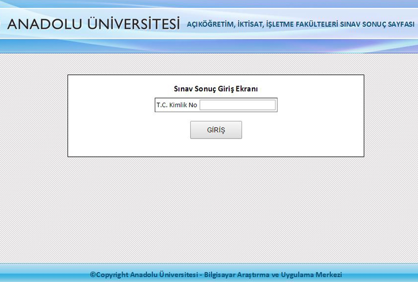 AÖF sınav sonuçları açıklandı